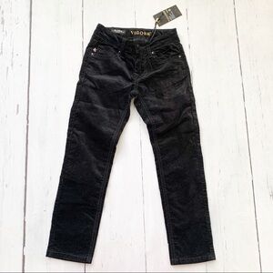 Vigoss Black Velvet Jagger Skinny Jeans